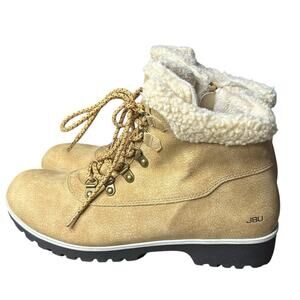 NEW JSport by Jambu Womens Size 8.5 M BLUESTONE Tan Hiker Ankle Boots Shoes
